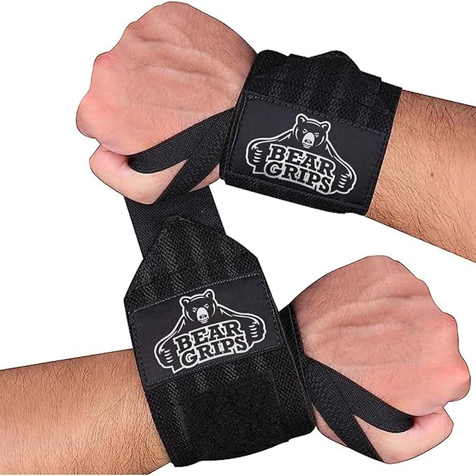 Wrist Wraps for Weightlifting | Weight Lifting Wrist Straps for Weightlifting | Extra Strength Gym Wrist Wraps | Two Wrist Wrap per Pack | 12” & 18” | Lifting Wrist Wraps for Men & Women